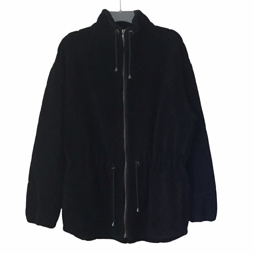 Denali Women's Black Thick Fleece Full Zip Jacket